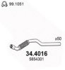 OPEL 5854301 Exhaust Pipe